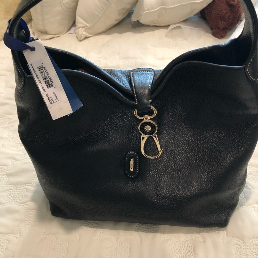 Dooney and Bourke Black Leather Tote